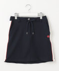 PW CIRCULUS 【WOMEN】【洗える/帯電防止/ストレッチ】ロゴ サイドライン スカート