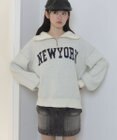 WEGO フラッフィーハーフジップニット