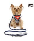 PET PARADISE Lee ハーネス＆リード 《ボーダー》 ＳＳ 小型犬