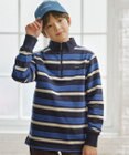 J.PRESS KIDS 【140-170cm】ハーフジップ ボーダー トレーナー