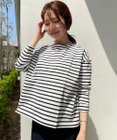 UNFILO 【洗える】ボーダーワイドTシャツ