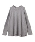 UNFILO L ふわふわニット ラウンドヘム