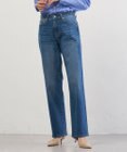 J.PRESS LADIES S 【洗える】BASIC STRETCH DENIM ボーイフィット デニム