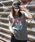 WEGO 【ユニセックス着用ITEM/MLサイズ展開】グラフィックBIGノースリーブ