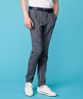 23区GOLF 【MEN】【撥水・ストレッチ】サッカーストライプ フルレングスパンツ
