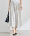 自由区 【昨年大好評・デザインアップデート・カタログ掲載・セットアップ対応・セレモニー・通勤】ライトサテンプリーツ スカートⅡ