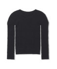 Chacott 【ノーソーイングニット】ノーソーイングクルーネックトップ
