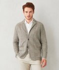 JOSEPH ABBOUD 【驚きの軽量ウール】KARLKARL チェック柄 ニットジャケット