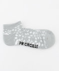 PW CIRCULUS 【MEN】【土踏まずをサポート】ロゴ ショートソックス