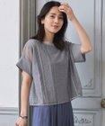 自由区 S 【洗える】レースエッジ Tシャツ&タンクトップセット トップス
