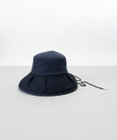 AURORA 【 LANVIN COLLECTION（ランバン コレクション） 】シルクギンガムカサブランカハット