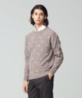J.PRESS MEN エンブロイダリー クルーネックニット