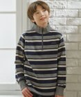 J.PRESS KIDS 【140-170cm】ハーフジップ ボーダー トレーナー