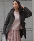 23区 L 【一部店舗限定/滝沢眞規子さん着用/撥水加工】ミリタリー フーデット ダウンコート