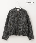 23区 【エステータ】NESSO ツイード ブルゾン