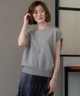 23区 【Oggi10月号掲載/洗える】カシミヤミックスファー ニット