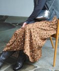 自由区 【セットアップ対応・洗える】ドットプリント スカート