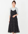ANY SIS 【2SET】フラワーキャミ ワンピース × リブインナー