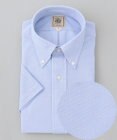 J.PRESS MEN 酷暑の清潔感もこれ一枚で【吸水速乾 / 抗菌防臭 / 防シワ】【J.PRESS OXFORD JERSEY】カノコインレイ半袖 シャツ / B.D.