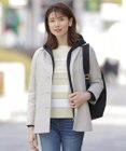 J.PRESS LADIES L 【撥水・WEB限定カラーあり】コットンポリエステル ツイル ショート コート
