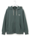 J.PRESS YORK STREET 【UNISEX】フルジップ裏毛ロゴパーカー