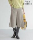 J.PRESS LADIES S 【WEB限定】ネップヘリンボーン ガウチョ パンツ