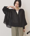 AMERICAN HOLIC スキッパーギャザーブラウス