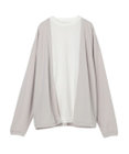 CRAFT STANDARD BOUTIQUE 梨地カットカーディガン＋ＬＳ　ＴＥＥーＳＥＴ