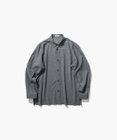 ATON TWIST WOOL GAUZE | ルーズフィットシャツ - UNISEX
