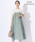 J.PRESS LADIES 【WEB限定・洗える】キャミワンピース カットソー ツインセット