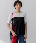 23区 S 【WEB&一部店舗限定カラーあり】オーガンジービスチェコンビ カットソー