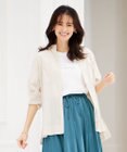 J.PRESS LADIES 【洗える】キュームコアソフトローン シャツ ブラウス