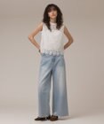 GRACE CONTINENTAL サークルレースノースリーブトップ