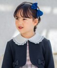 ANY KIDS サテンリボン×パール キッズカチューシャ