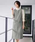 J.PRESS LADIES L Mixツイードチェック ジャンパースカート