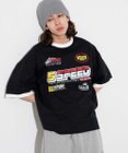 WEGO 【ユニセックス着用ITEM/手洗い可/MLサイズ】レーシングロゴTシャツ