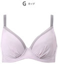 WACOAL 【小さく見せるブラ】 シンプル ブラジャー 着やせ効果 コンパクトにメイク バストの突出をおさえる 背中の段差を軽減 大きいサイズ レディース BRB452 /ワコール