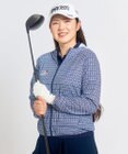 23区GOLF 【辻梨恵プロ着用】UV-A波をブロックする『サンベール』 モノグラムUVパーカー
