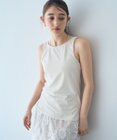 YECCA VECCA 2wayスクエアリブタンクトップ