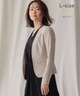 BEIGE， 【L-size】CINDY / ダブルカラージャケット