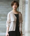 ICB 【WEB限定カラーあり】 リヨセルナイロンワッシャー Vネックブルゾン