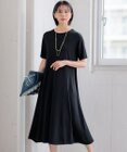 23区 【洗える】レーヨンポリエステルストレッチ フレア ワンピース