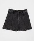 WEGO デニムフレアミニスカート