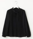 Feroux プリーツコンビ ブラウス