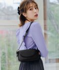 Tiaclasse 【安田美沙子さん着用・2TYPE肩紐/ショルダー&斜め掛け】フラップミニバッグ