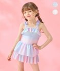ANY KIDS 総柄 フリル ワンピース 水着