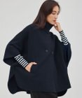 23区 S 【見上愛さん着用/Oggi12月号掲載】ウールライトリバー ポンチョシルエット コート