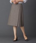 J.PRESS LADIES 【セットアップ対応】ウールストレッチツイード スカート
