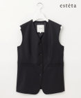 23区 S 【エステータ】ウールトロストレッチ ベスト