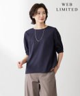 J.PRESS LADIES L 【WEB限定カラーあり・洗える】ラミーポプリン ボリュームスリーブ ブラウス